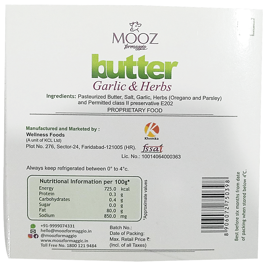 MOOZ Garlic & Herbs Butter - Premium