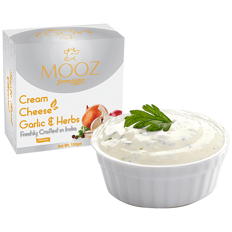 MOOZ Garlic & Herbs Cream Cheese