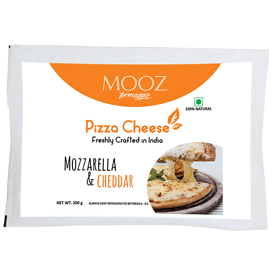 MOOZ Mozzarella & Cheddar Pizza Cheese