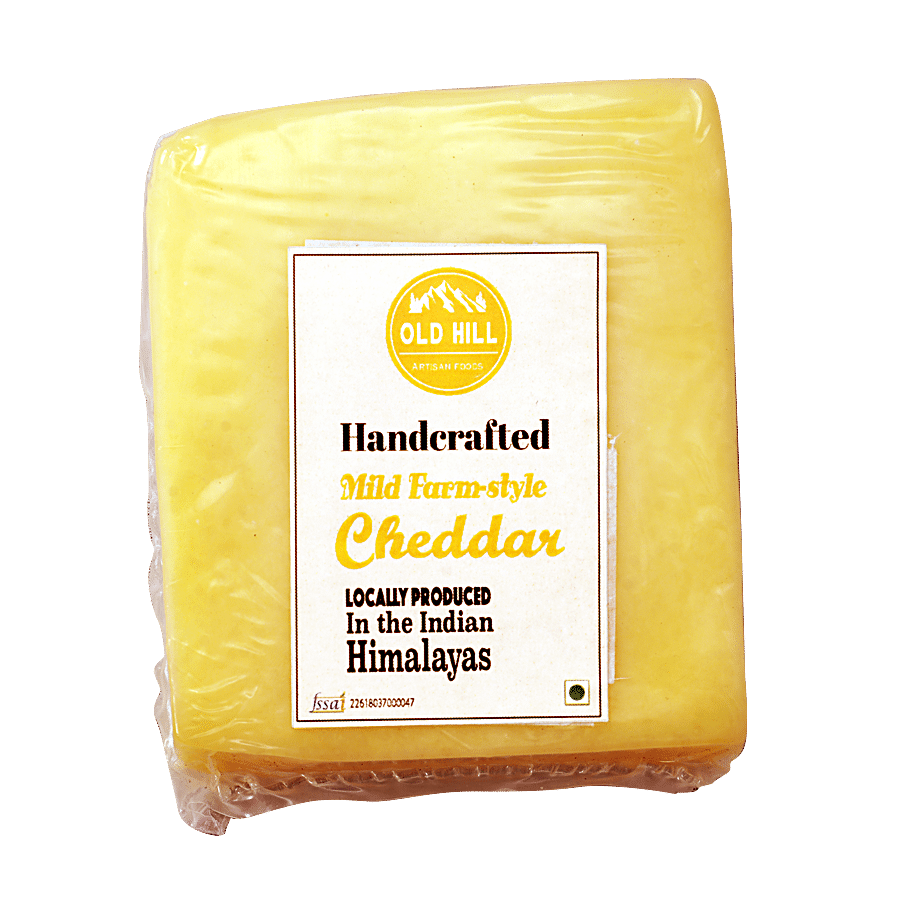 Old Hill Handcrafted Mild Farm-Style Cheddar Cheese - Plain