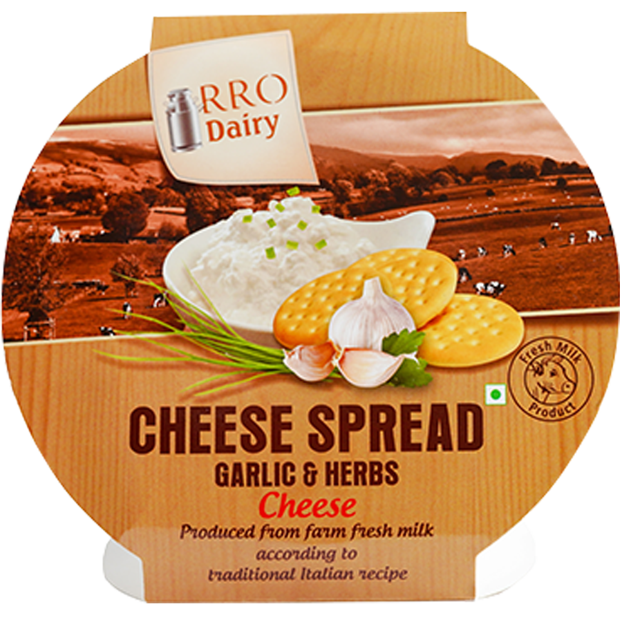 RRO DAIRY Cheese Spread - Garlic & Herbs