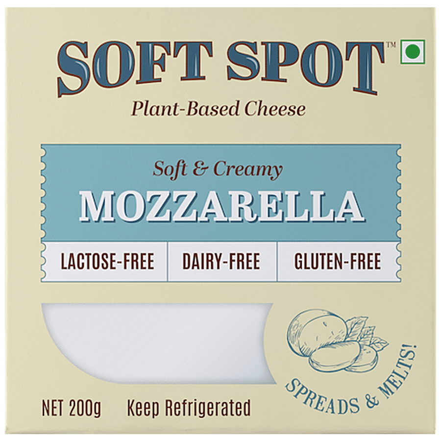 Soft Spot Plant Based Vegan Cheese - Soft & Creamy Mozzarella