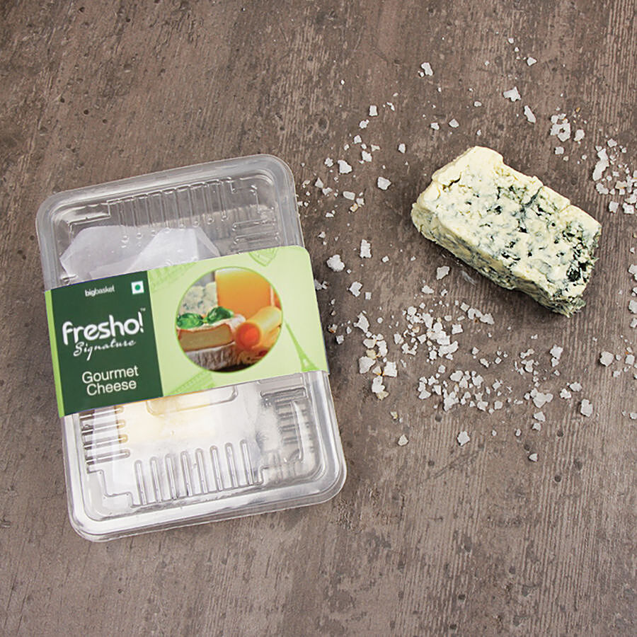 fresho! Signature Danish Blue Wheel Cheese - Block