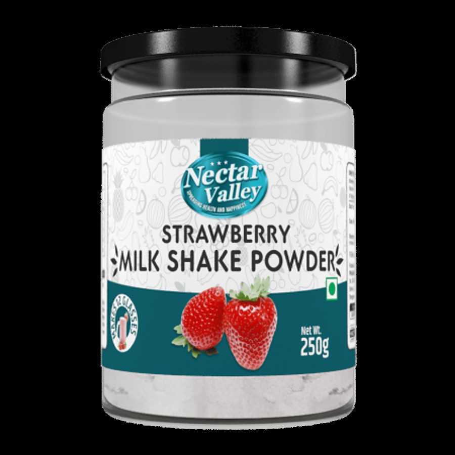 Nectar Valley Strawberry Milkshake Powder