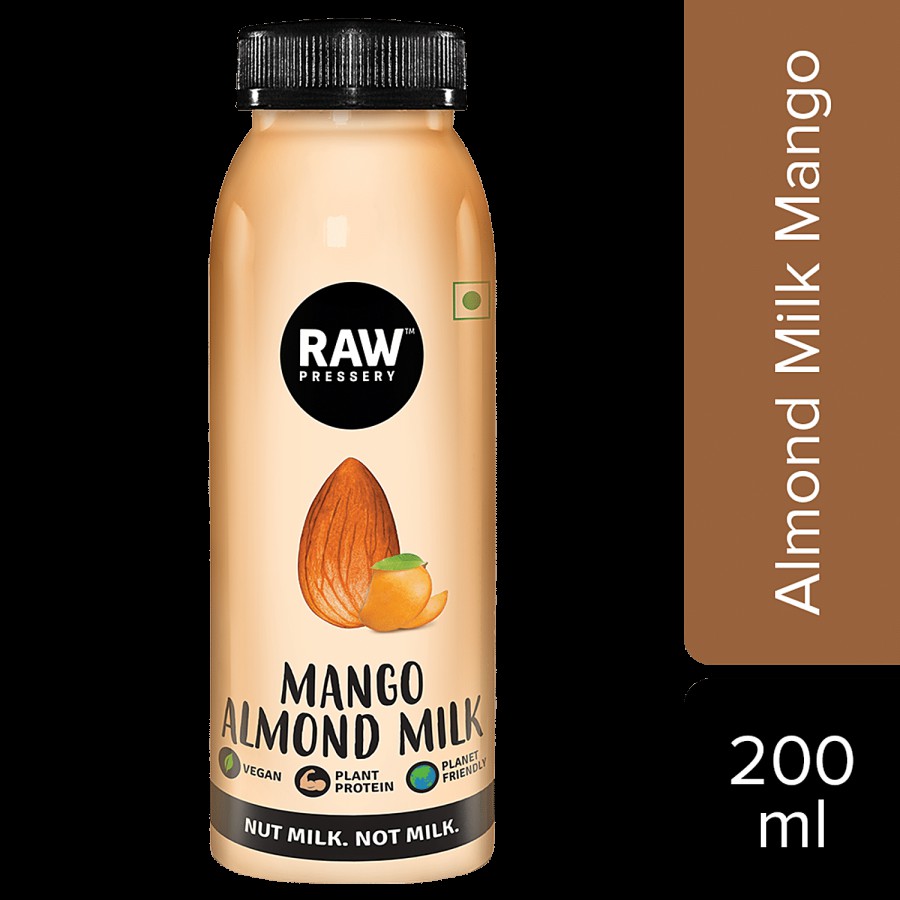 Raw Pressery Mango Almond Milk -  Lactose Free