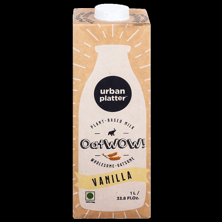 Urban Platter OatWOW Vanilla Oat Milk - Dairy-Free Alternative