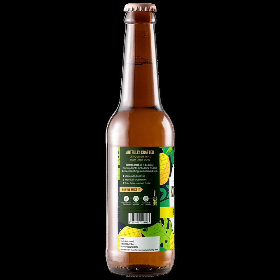 Toyo Kombucha Sparkling Tea - Pineapple Flavour