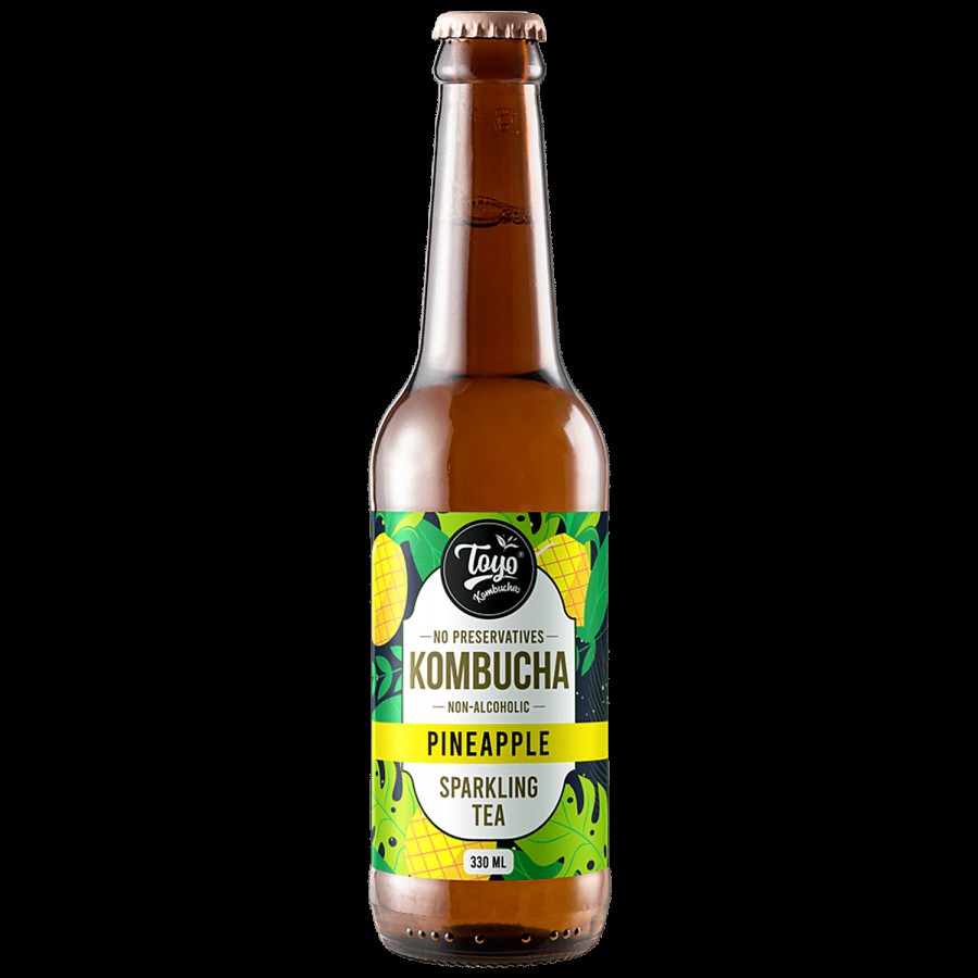 Toyo Kombucha Sparkling Tea - Pineapple Flavour