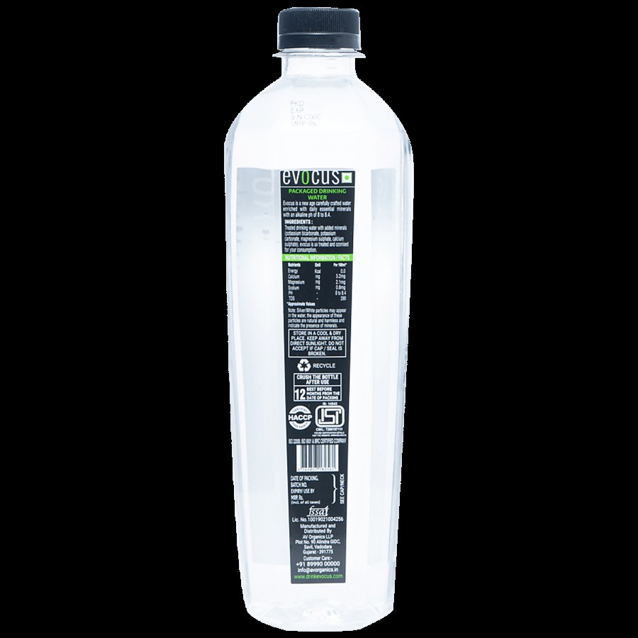 evocus Alkaline Mineral Water - 8+ Ph