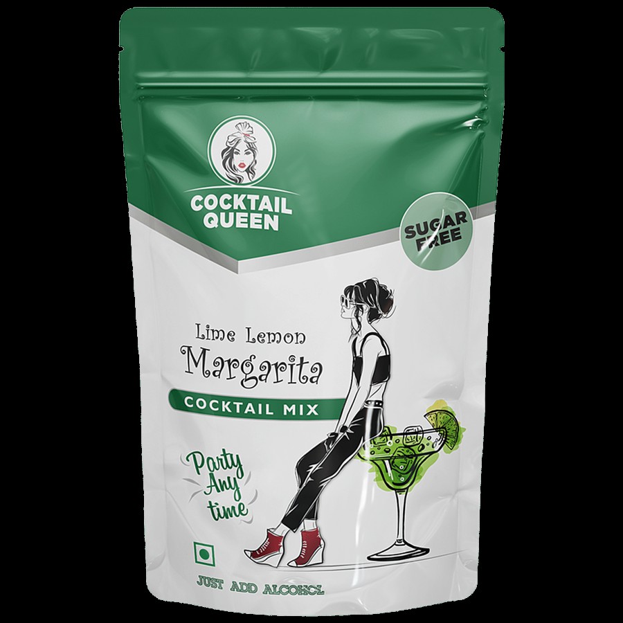 COCKTAIL QUEEN Cocktail/Mocktail Mix - Lime Lemon Margarita