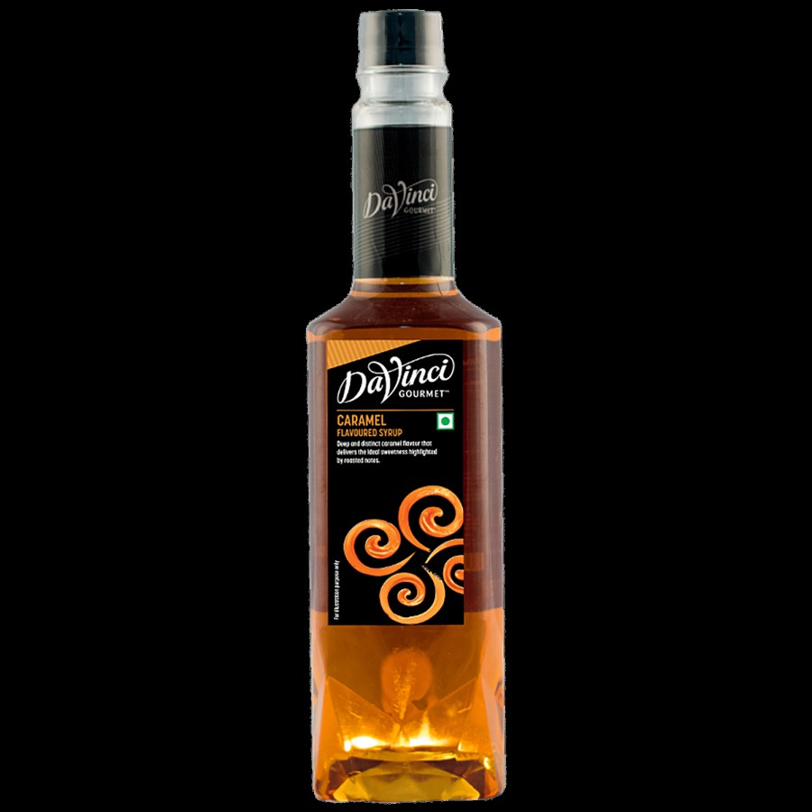 DaVinci Gourmet Caramel Flavoured Syrup - Sweetness Highlighted