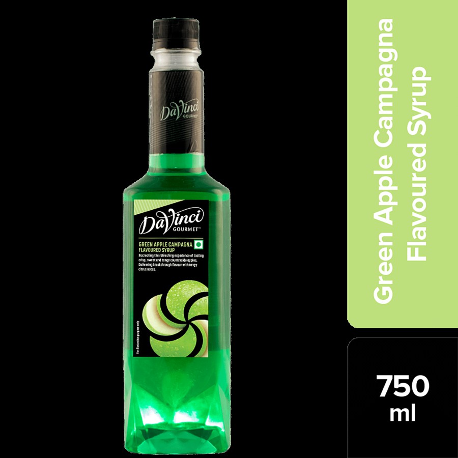 DaVinci Gourmet Green Apple Campagna Flavoured Syrup - Tangy Citrus Notes