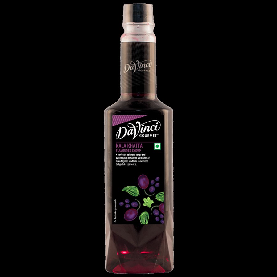 DaVinci Gourmet Kala Khatta Flavoured Syrup - Tangy & Sweetnes Balanced