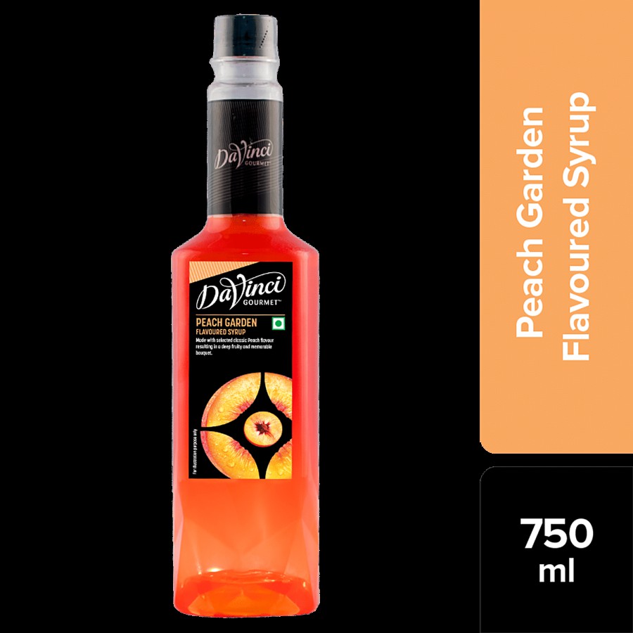 DaVinci Gourmet Peach Garden Flavoured Syrup - Classic