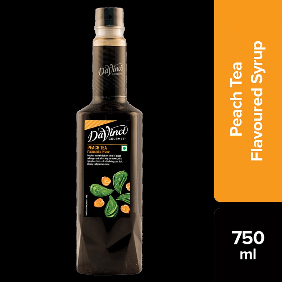 DaVinci Gourmet Peach Tea Flavoured Syrup - Rich