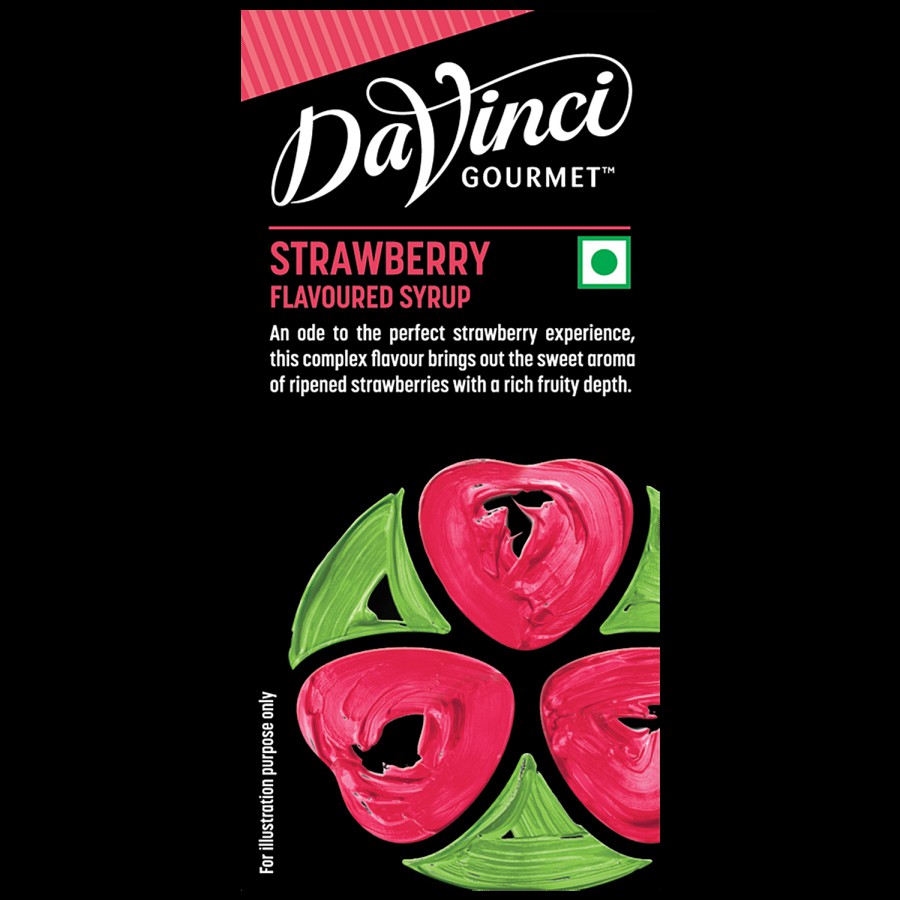 DaVinci Gourmet Strawberry Flavoured Syrup - Complex Flavour