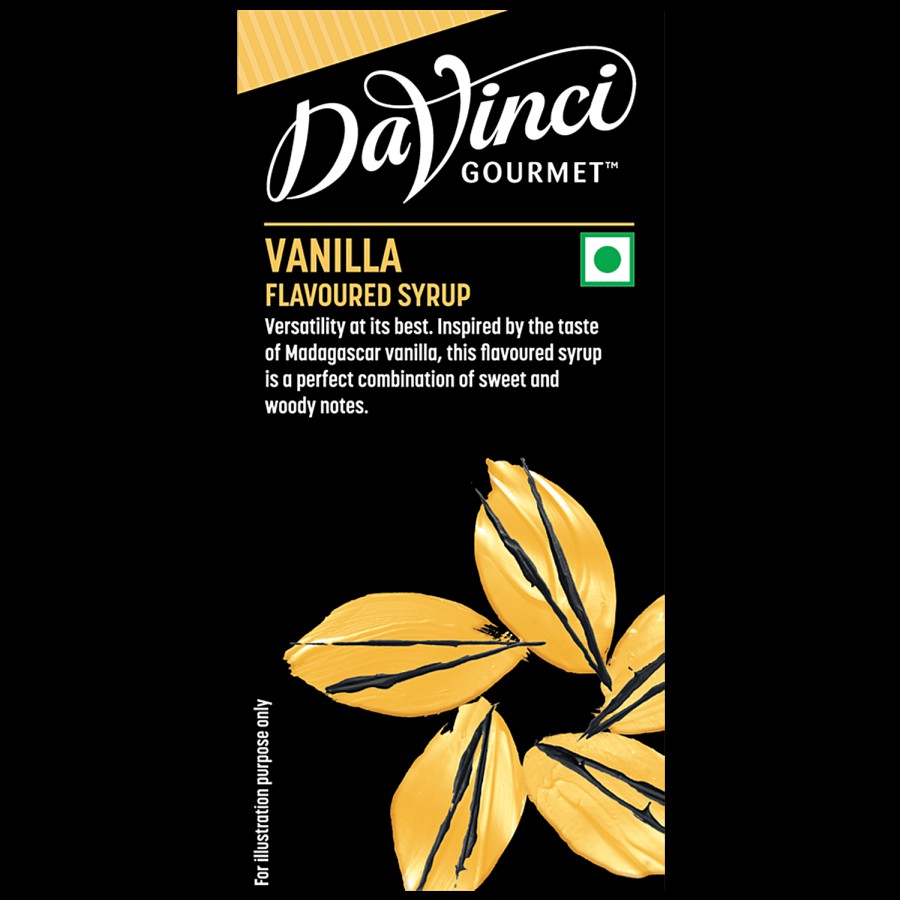 DaVinci Gourmet Vanilla Flavoured Syrup - Sweet & Woody Notes