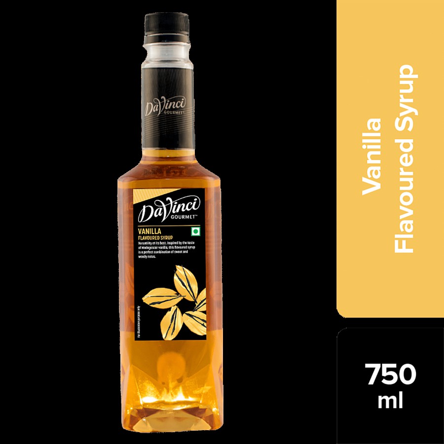 DaVinci Gourmet Vanilla Flavoured Syrup - Sweet & Woody Notes