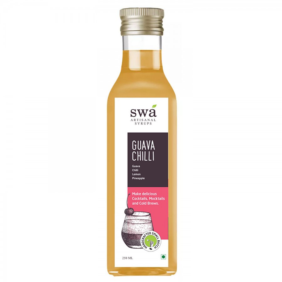 Swa Artisanal Syrups Guava Chilli Syrup - Makes 8-10 Drinks