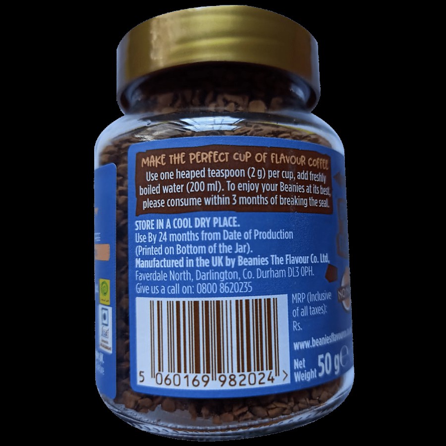 Beanies Flavour Instant Coffee - Nutty Hazelnut