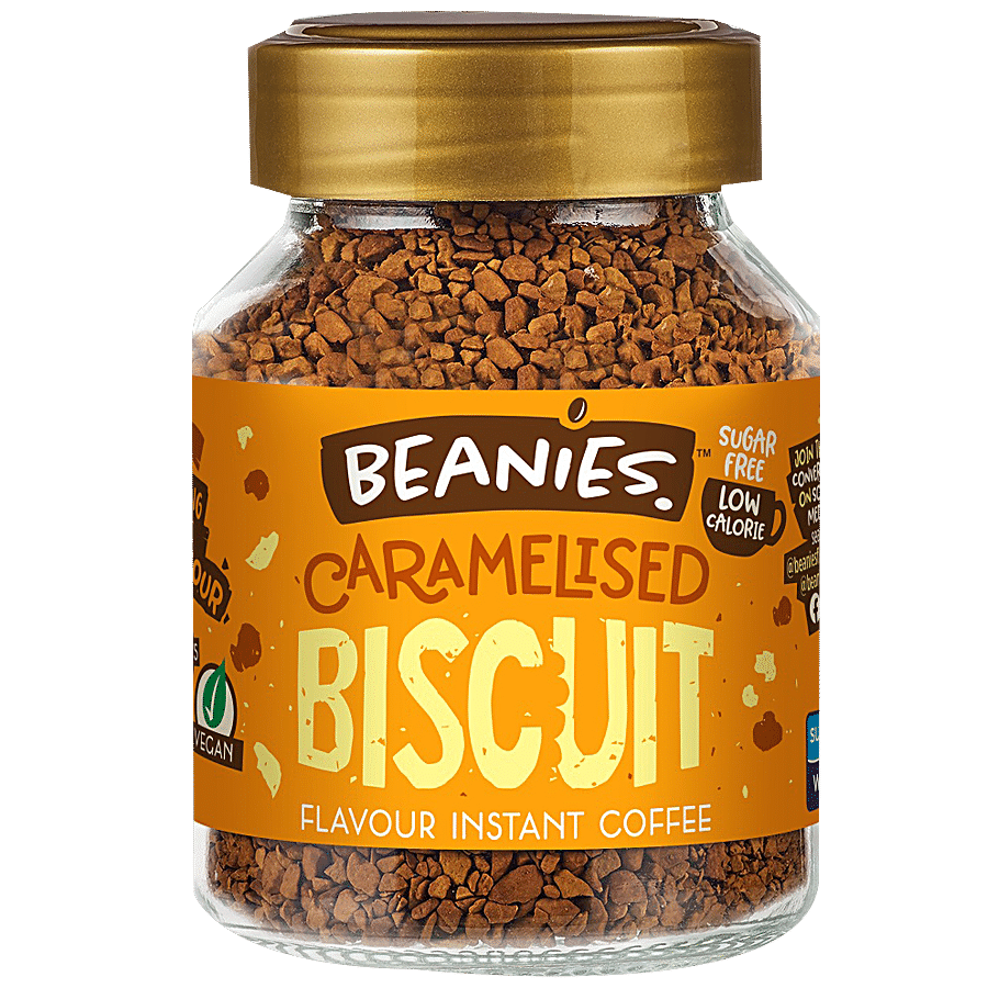 Beanies Flavoured Instant Coffee - Caramelised Biscuit