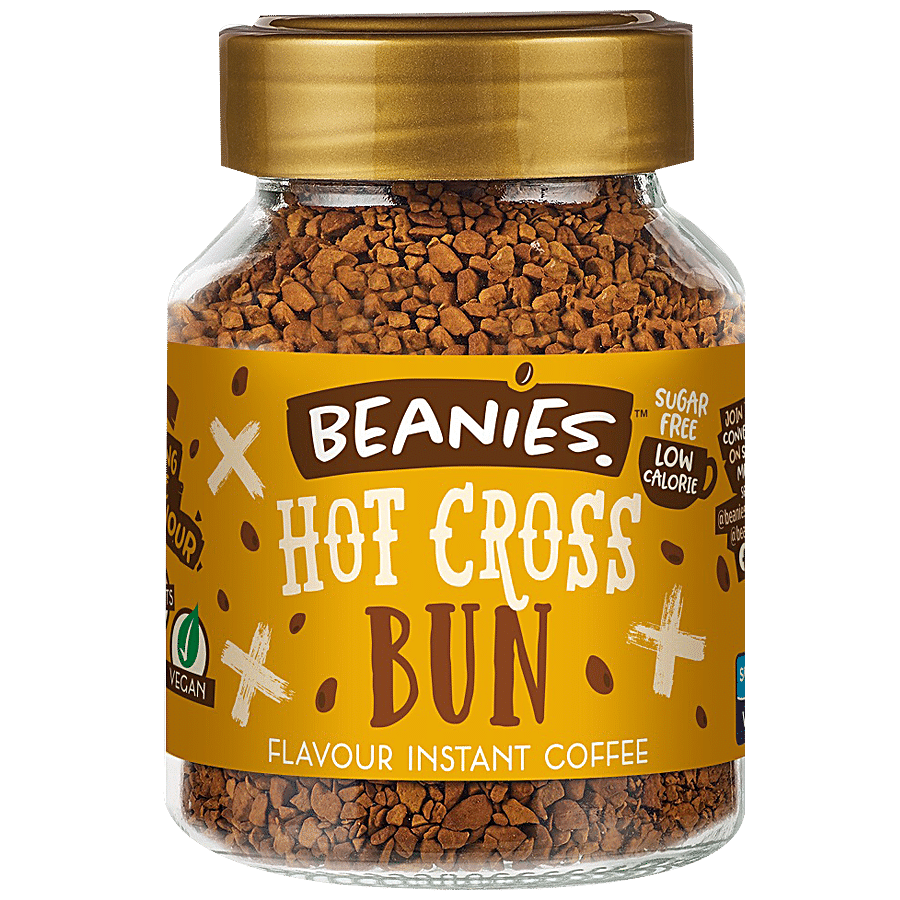 Beanies Flavoured Instant Coffee - Hot Cross Bun