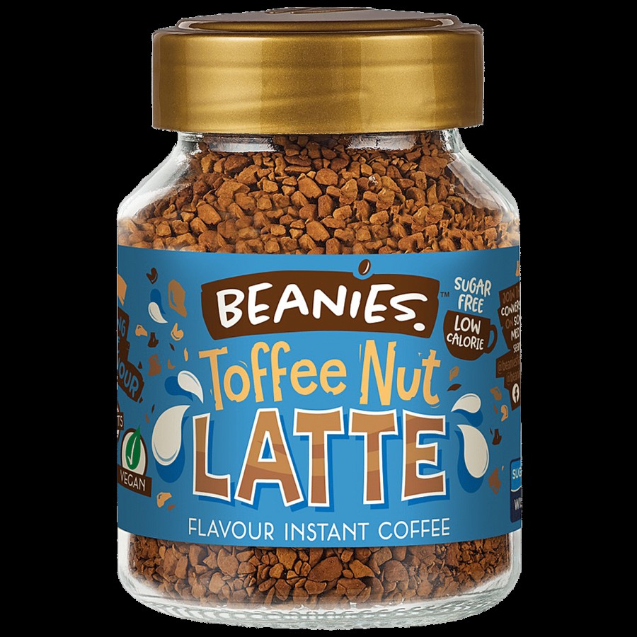 Beanies Flavoured Instant Coffee -Toffee Nut Latte