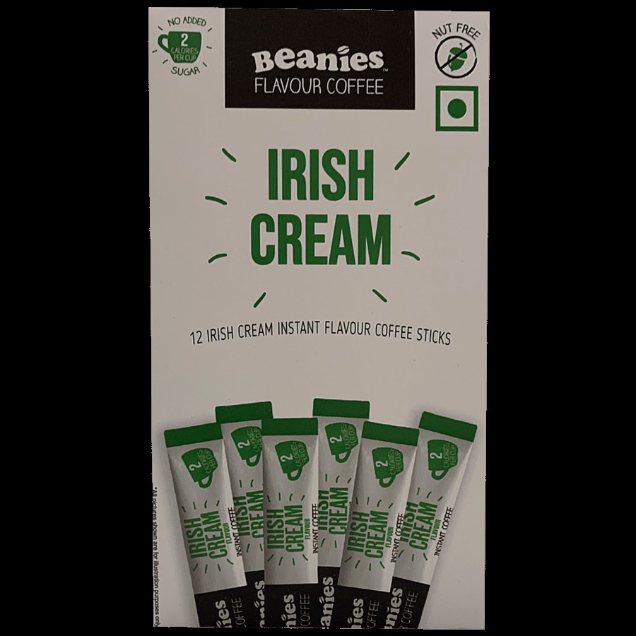 Beanies Instant Flavour Coffee Sticks - Irish Cream