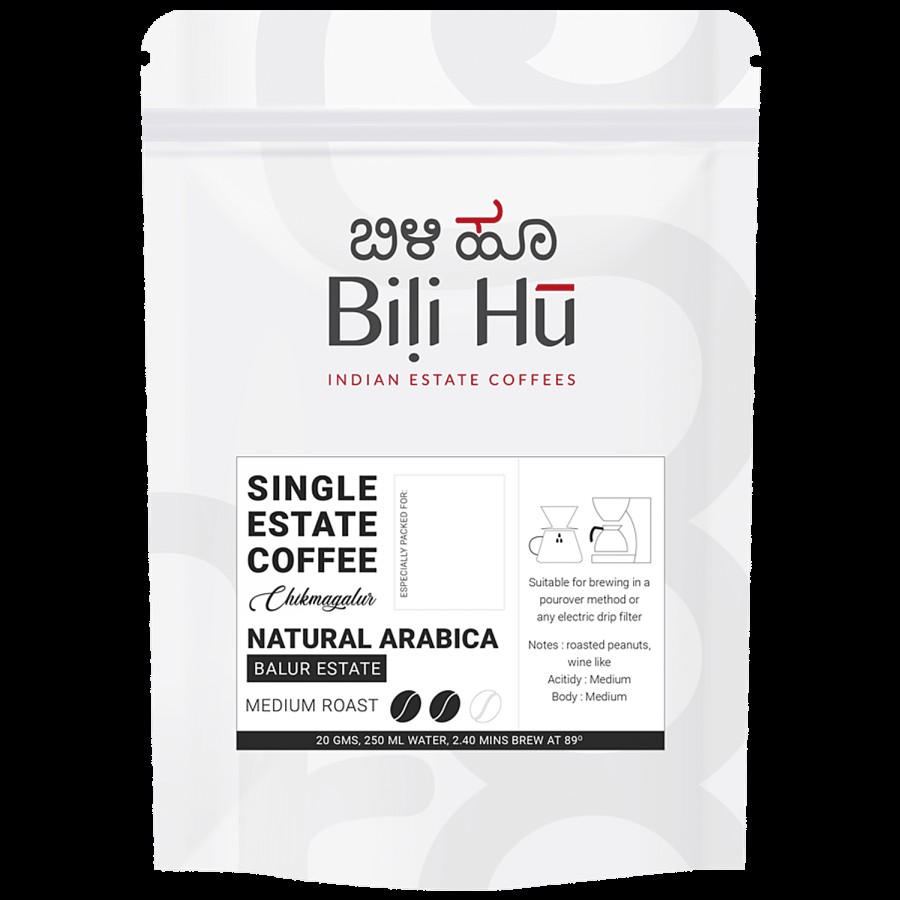 Bili Hu Coffees Single Estate Coffee - Balur Medium Roast Arabica