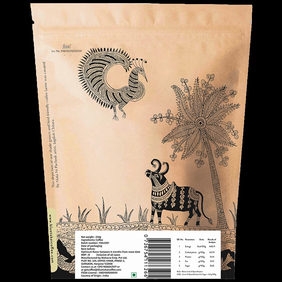 Blue Tokai French Roast Coffee Roasters - 100% Arabica