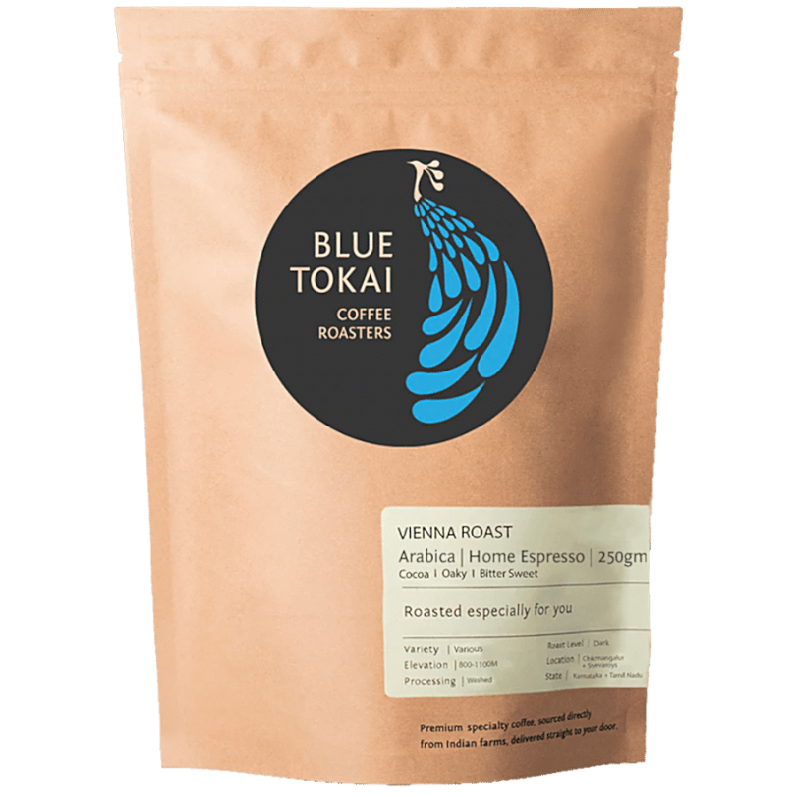 Blue Tokai Vienna Roast Home Espresso Coffee - 100% Arabica