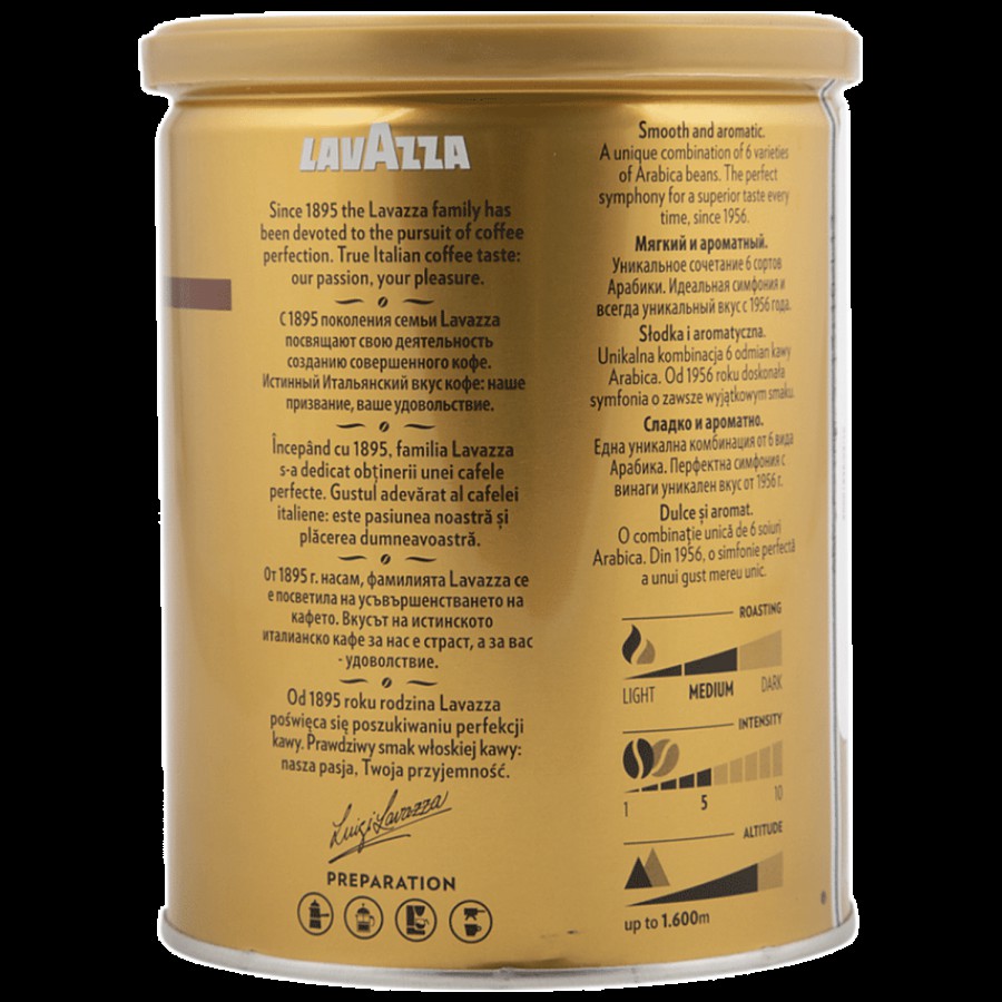 Lavazza Qualita Oro Coffee Powder - 100% Arabica