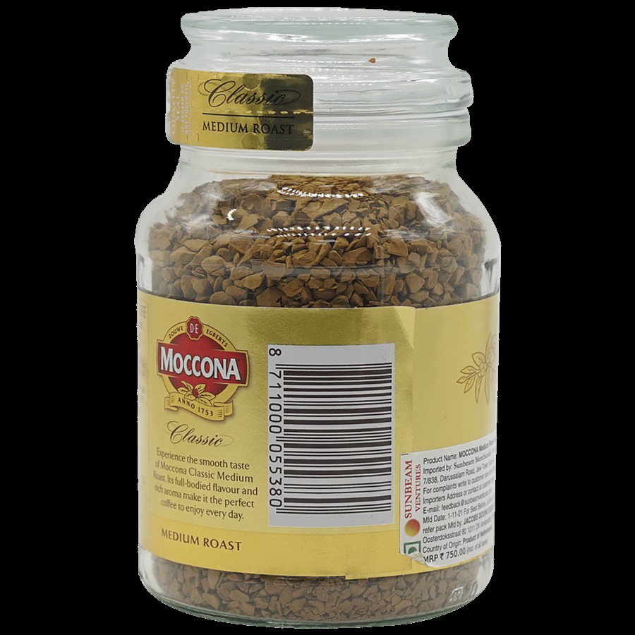 Moccona Classic Medium Roast - 100% Coffee Beans