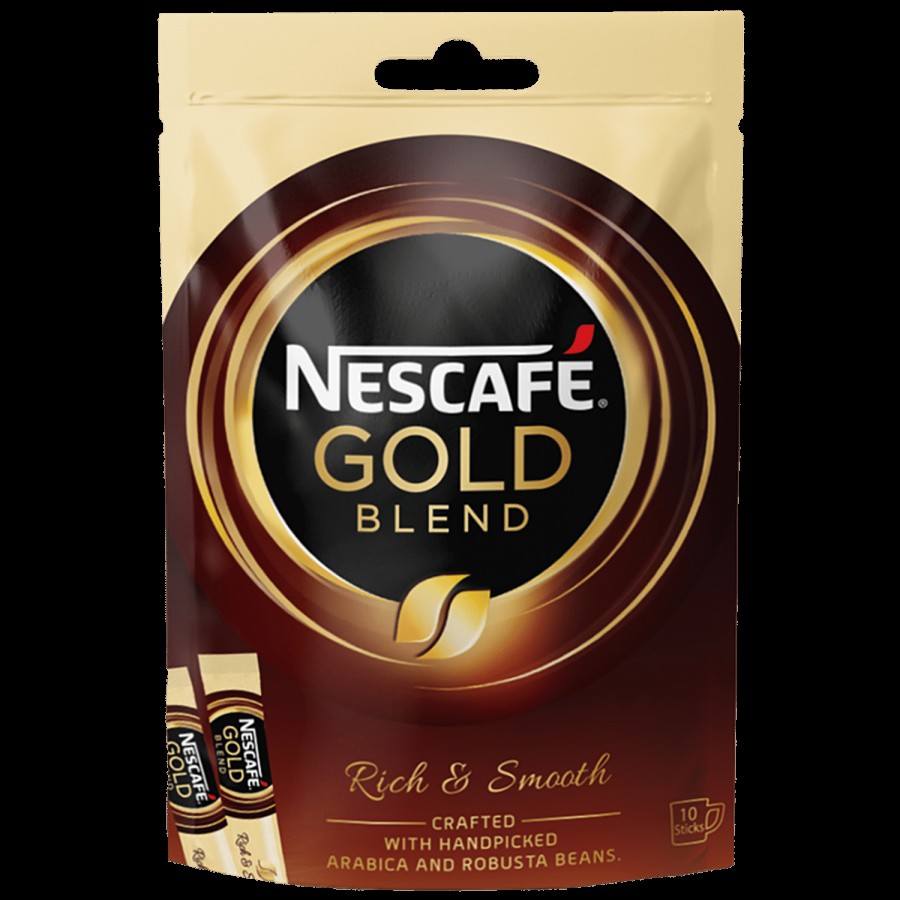 Nescafe Gold Gold Blend Instant Coffee - With Arabica Ground