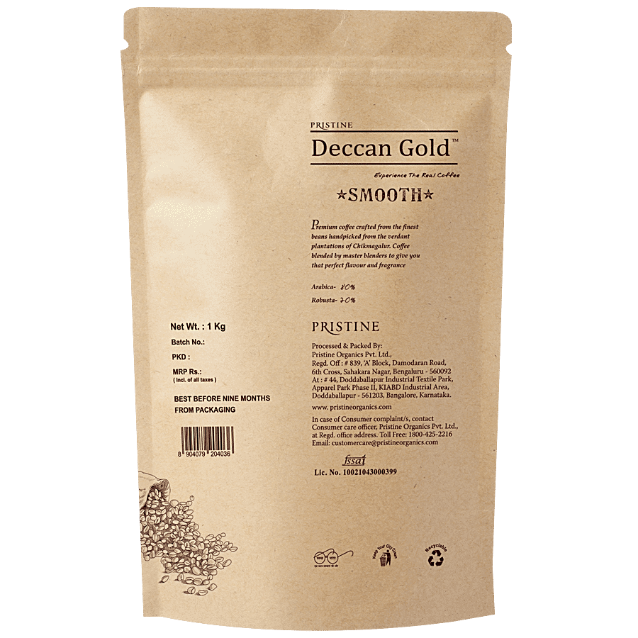 PRISTINE Deccan Gold Premium Coffee Beans - Smooth