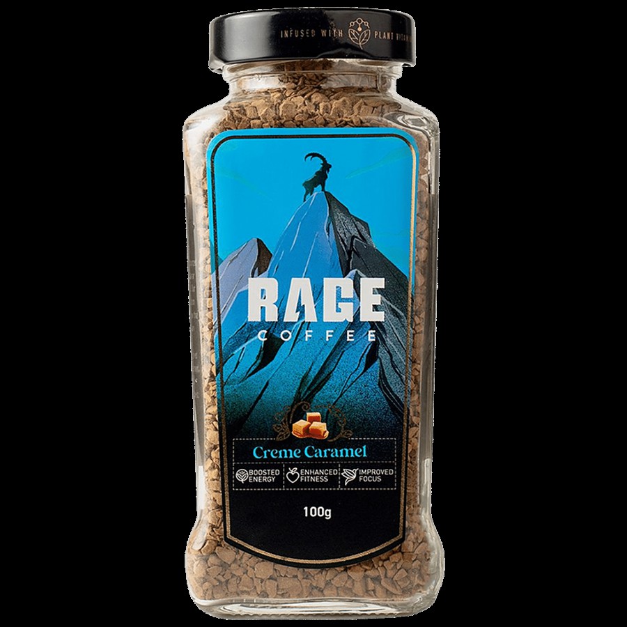 Rage Coffee Creme Caramel Flavour - Premium Arabica Instant Coffee