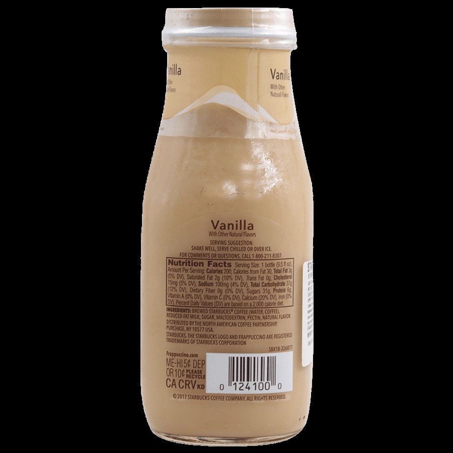 Starbucks Frappuccino Chilled Coffee Drink - Vanilla