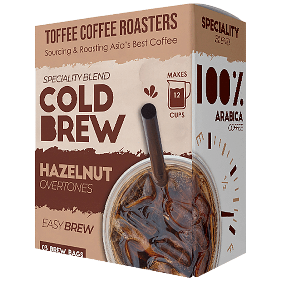 Toffee Coffee Roasters Hazelnut Cold Brew Coffee