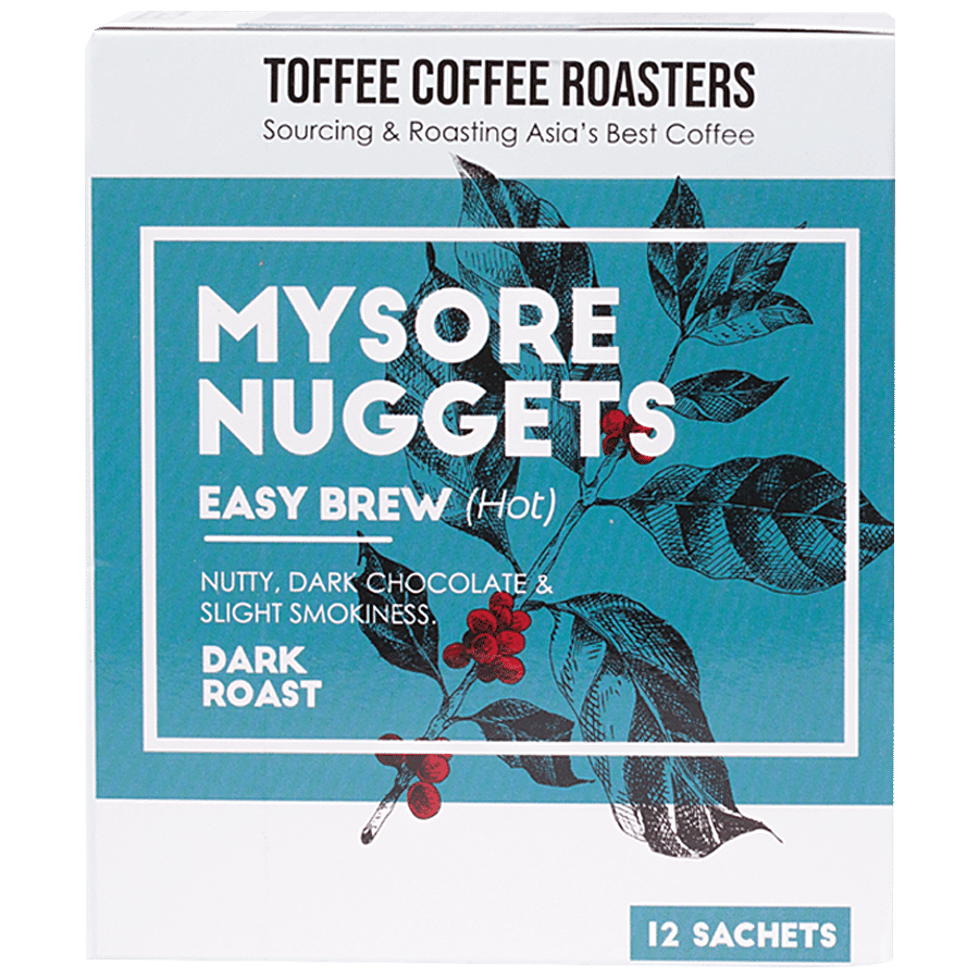 Toffee Coffee Roasters Mysore Nuggets Coffee - Easy Brew Hot