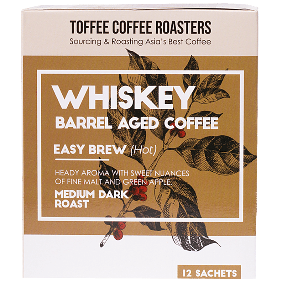 Toffee Coffee Roasters Whiskey Barrel Aged Coffee - Easy Brew