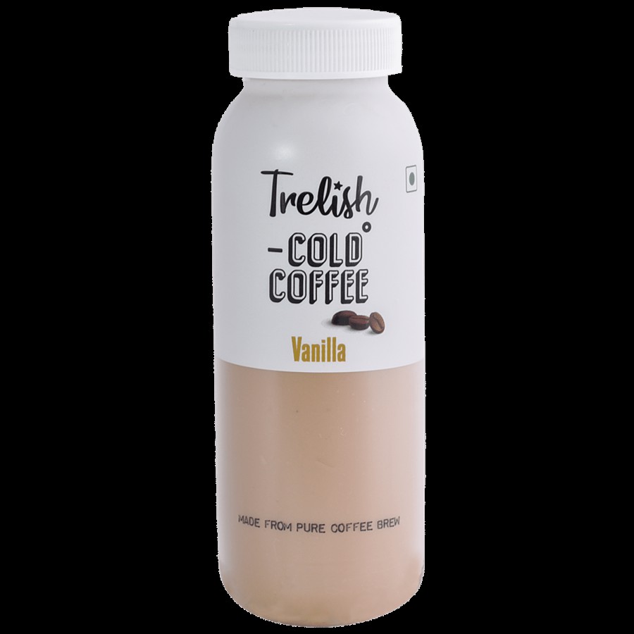 Trelish Vanilla Cold Coffee - Intense & Smooth