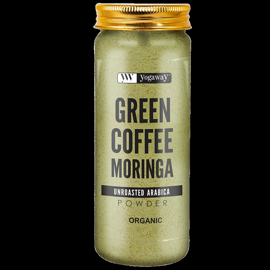 YOGAWAY Green Coffee With Moringa Powder - For Weight Loss Management