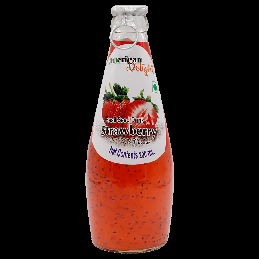 American Delight Basil Drink - Strawberry Flavored