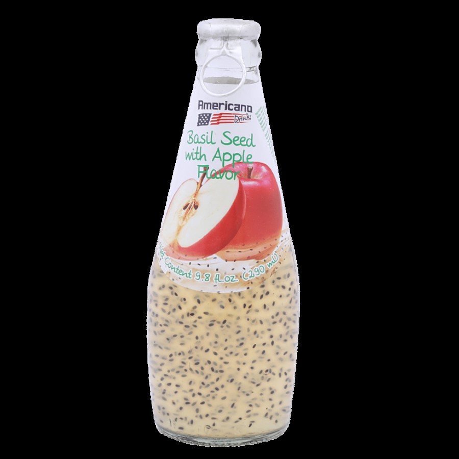 Americano Basil Seed Drinks - Apple