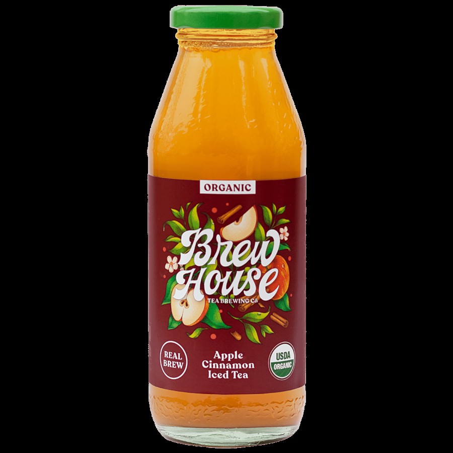 Brewhouse Tea Brewing Co. Apple Cinnamon Ice Tea - Organic