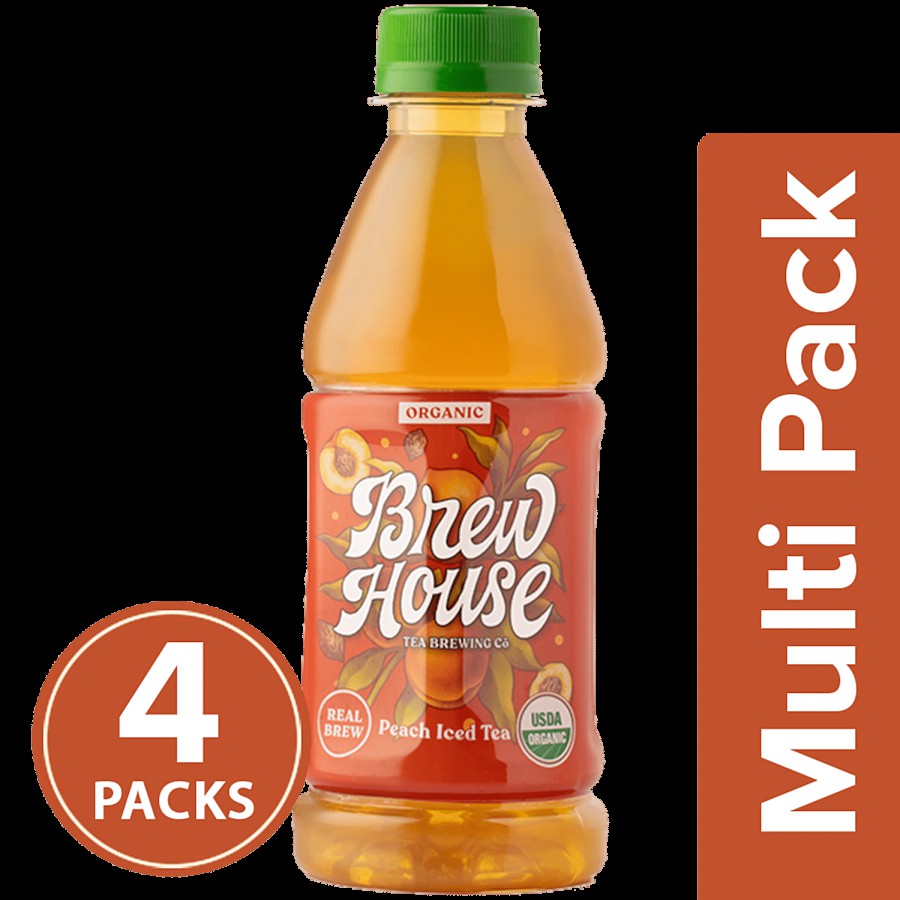 Brewhouse Tea Brewing Co. Organic Classic Peach Ice Tea