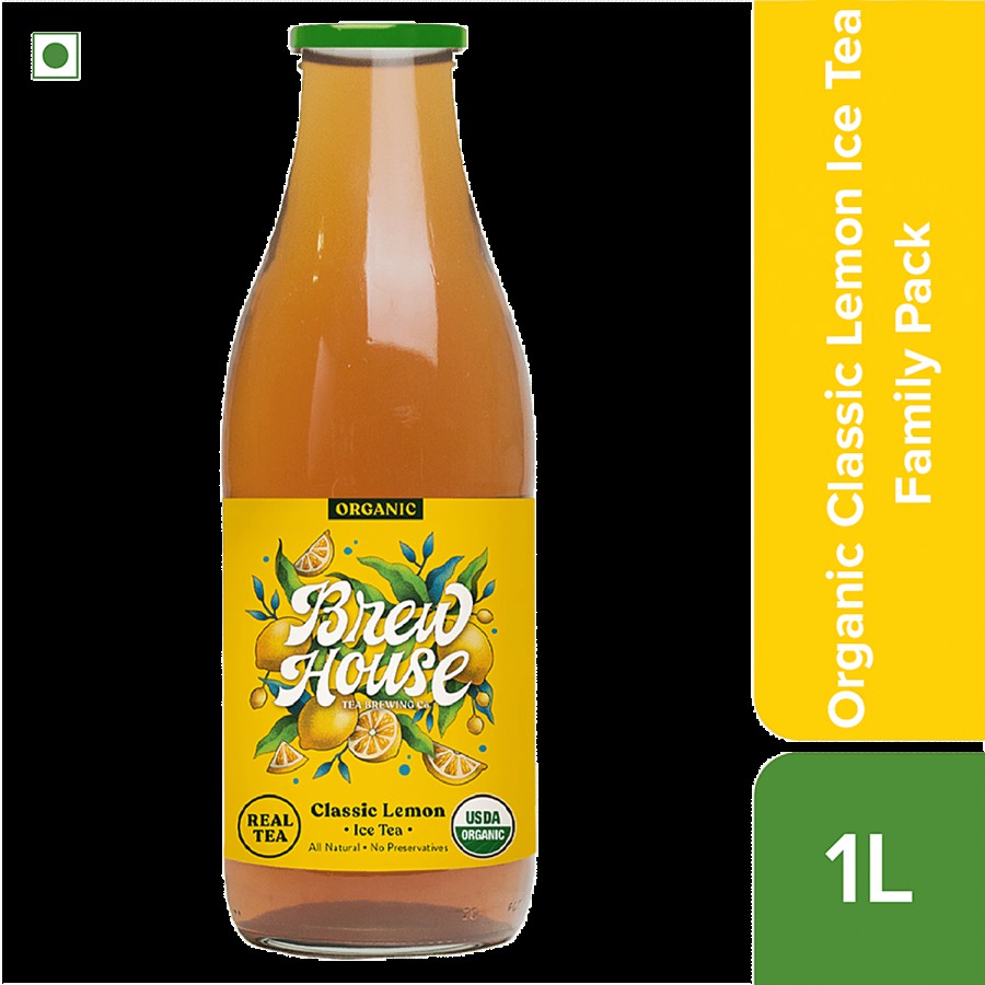 Brewhouse Tea Brewing Co. Organic Ice Tea - Classic Lemon