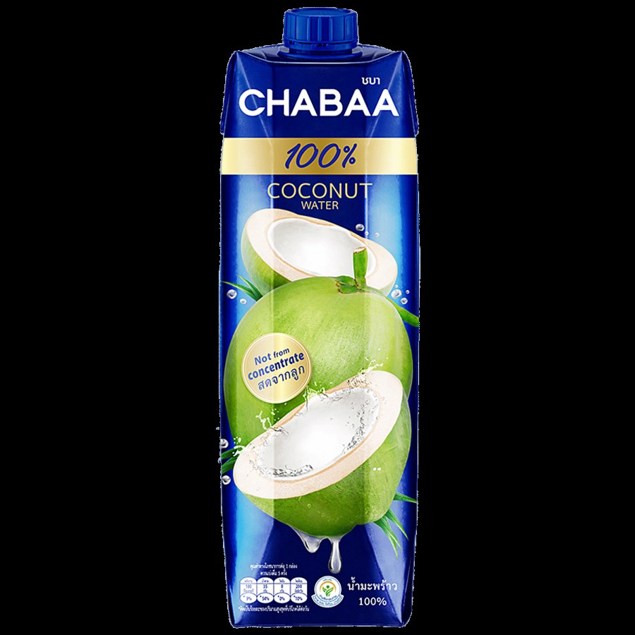 Chabaa 100% Pure Coconut Water - Nutritious & Fat-Free