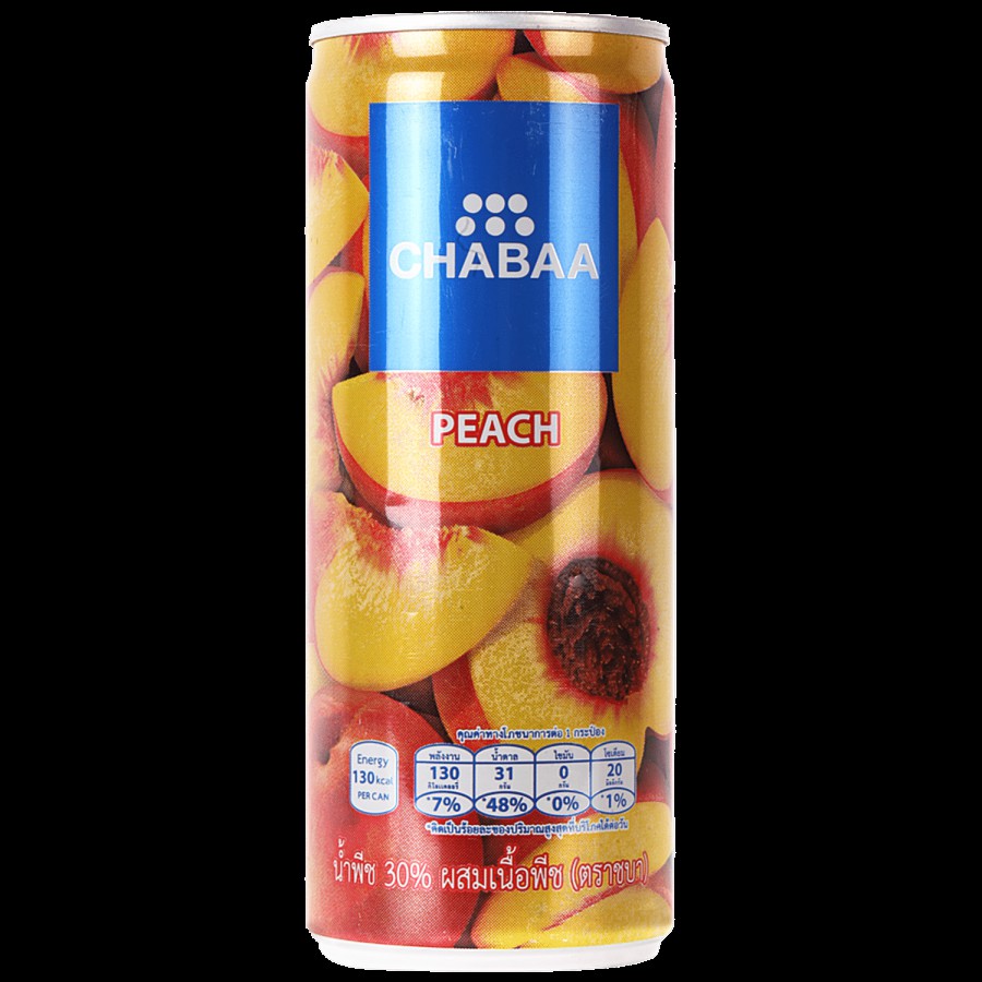 Chabaa Peach Juice - Rich In Vitamin