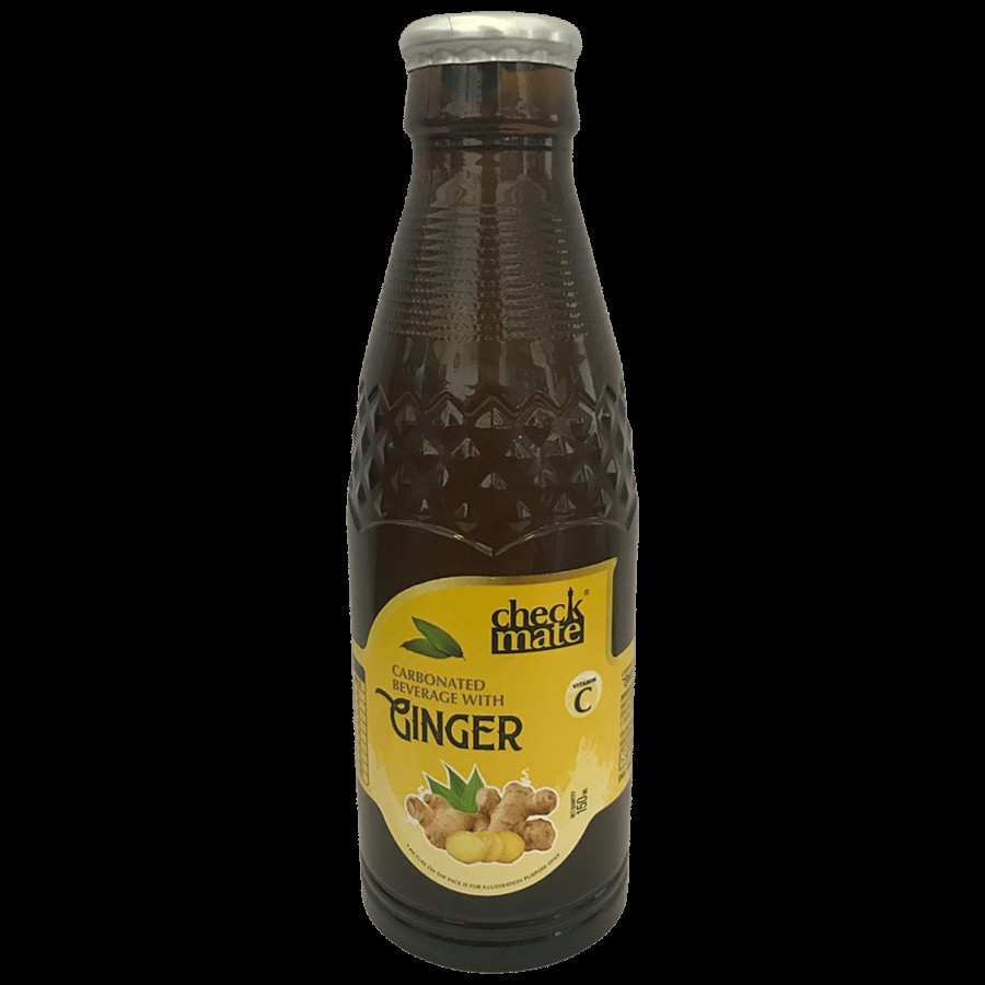 Checkmate Carbonated Beverage With Ginger - Rich In Vitamin C